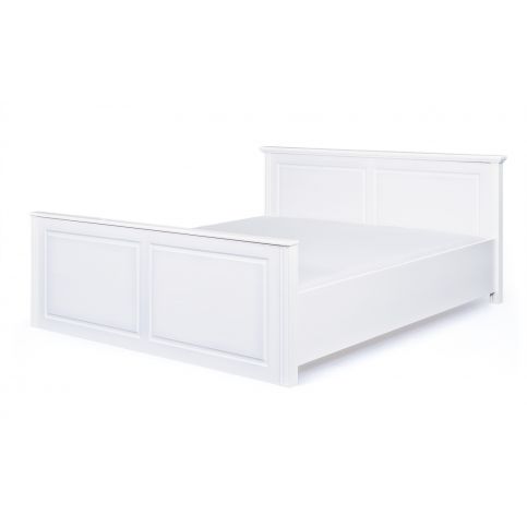 Bílá postel z borovicového dřeva Interlink Danz, 140 x 200 cm - Bonami.cz