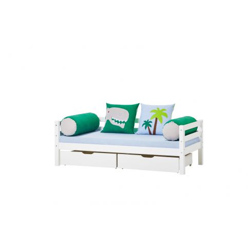Dětská postel bez zábrany Dinosaurus II - dva šuplíky - Postel bez zábrany: 168x56x78 cm - Nábytek aldo - NE