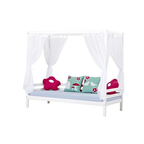 Dětská postel s nebesy Forest-Basic-A7-1 - Dětská postel: Basic-A7-1-208x182x98 cm - Nábytek aldo - NE