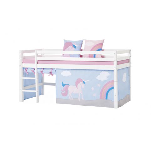 Dětská postel vyvýšená Jednorožec - Dětská postel s roštem - Nábytek aldo - NE