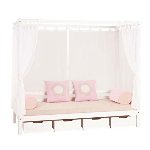 Dětská postel z masivu Fairytale -Basic-A7-1-4 - Dětská postel: 208x182x98 cm - Nábytek aldo - NE