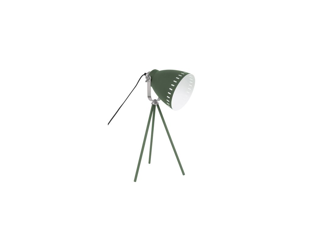 Select Time Kovová stolní lampa Indumo, zelená/stříbrná PT_LM1618 - MUJ HOUSE.cz