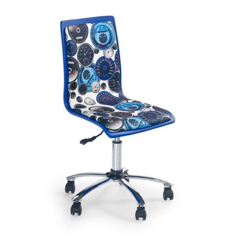 Halmar Dětská židle Fun-8 modro-bílá - DEKORHOME.CZ