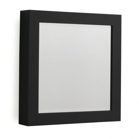 Černé nástěnné zrcadlo Geese Thick, 50 x 50 cm - Bonami.cz