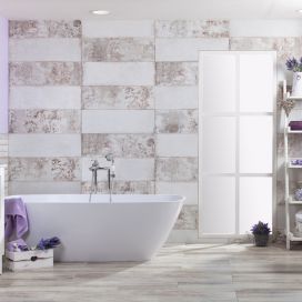 Koupelna Provence se designovou vanou Siko - koupelny - kuchyně