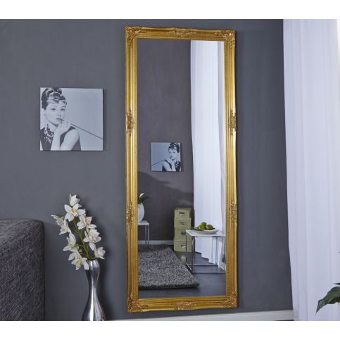 INV Zrcadlo Rinasci 185cm zlatá - Design4life