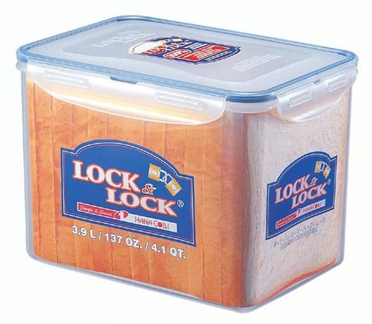 LOCKNLOCK Dóza na potraviny LOCK, objem 3, 9 l, 15, 6 x 22, 5 x 16 cm - Kitos.cz