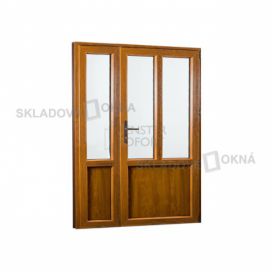 Skladova-okna Vedlejší vchodové dveře dvoukřídlé pravé PREMIUM - 1380 x 2080 Skladová Okna