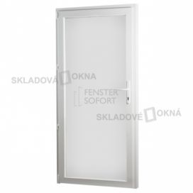 Skladova-okna Vedlejší vchodové dveře PREMIUM plné levé 980 x 2080 mm barva bílá Skladová Okna