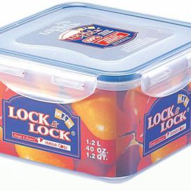 LOCKNLOCK Dóza na potraviny LOCK čtverec 1200ml