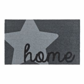 Hanse Home Protiskluzová rohožka Deko 102541 šedá - hvězda 50x70 cm