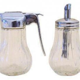 TORO Cukřenka a mlékovka sklo 200 ml 9, 8 x 6, 7 cm