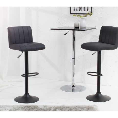 INV Barová židle Portuale šedá-vintage - Design4life