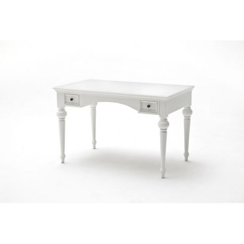 Bílý rustikální psací stůl Provence - Nábytek aldo - NE