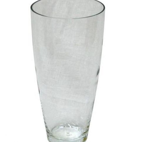TORO váza skleněná čirá 8,1 x 28,3 cm - Kitos.cz