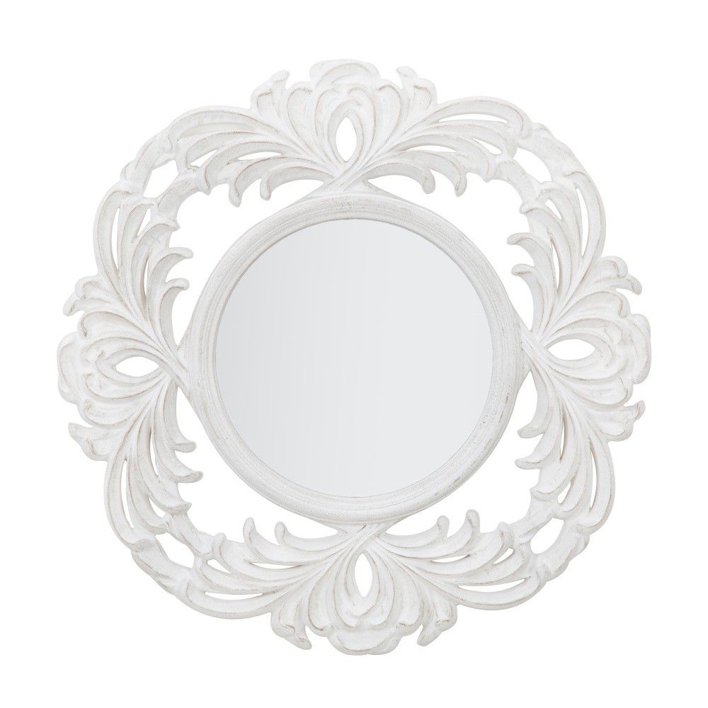 Bílé nástěnné zrcadlo Mauro Ferretti Luxio 75 cm MF_0659500000 - MUJ HOUSE.cz