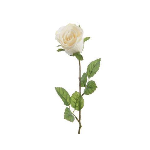 Umělá Růže bílá, 45 cm - 4home.cz