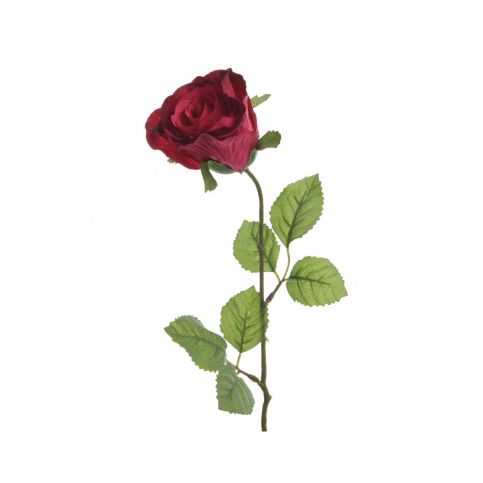 Umělá růže červená, 45 cm - 4home.cz