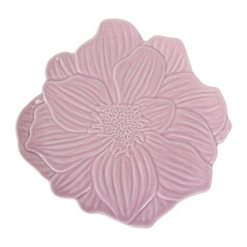 Růžový kameninový talíř Côté Table Rosal, ⌀ 21,5 cm - Bonami.cz