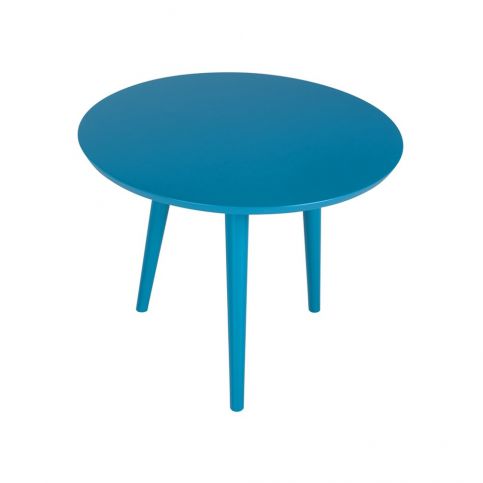 Modrý příruční stolek Durbas Style Tweet - Bonami.cz