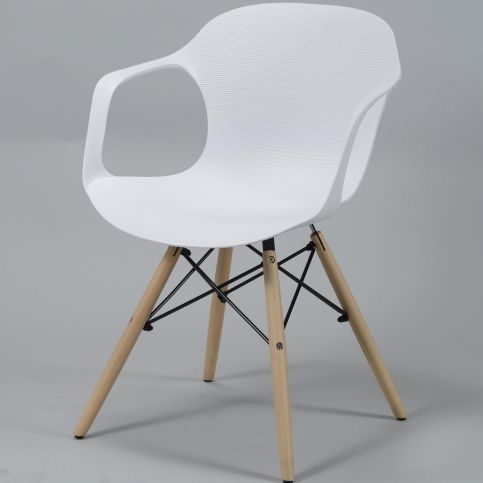 Jídelní židle bílá Spider frame open - Nábytek aldo - NE