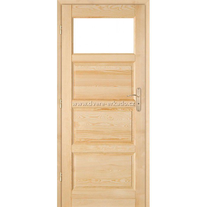ERKADO Dřevěné masivni dveře masiv z borovice MANHATTAN 4 D-4/1 - ERKADO CZ s.r.o.