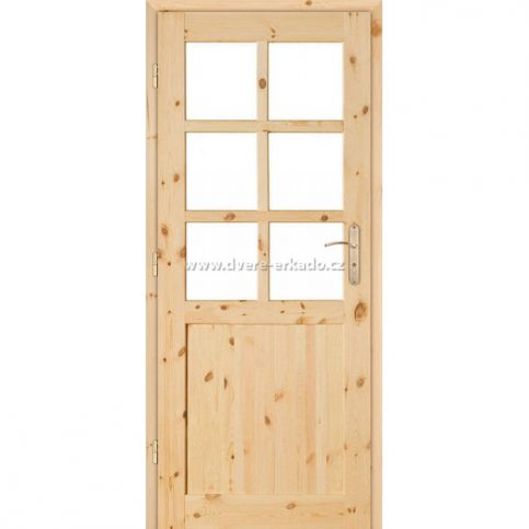 ERKADO Dřevěné masivni dveře z borovice JUHAS ECO 7/6 - ERKADO CZ s.r.o.
