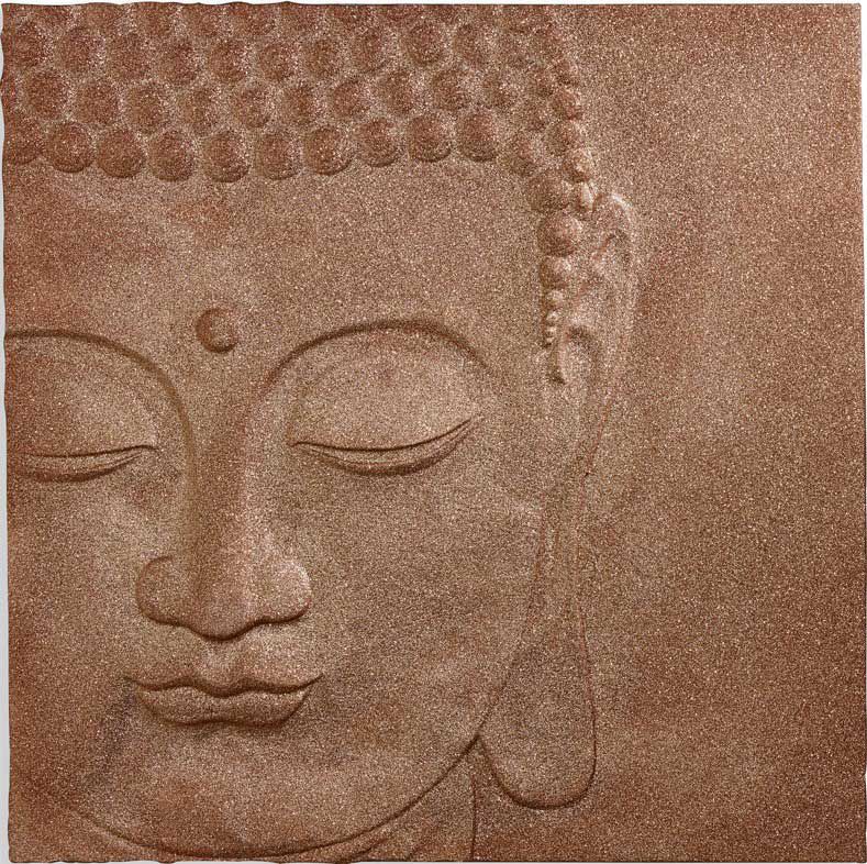 Třpyťivý 3D obraz -  Copper Buddha - GLIX DECO s.r.o.