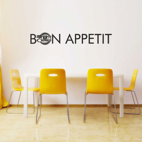 Samolepka na zeď - Bon Appetit 2 (60x9 cm) - PopyDesign - Popydesign