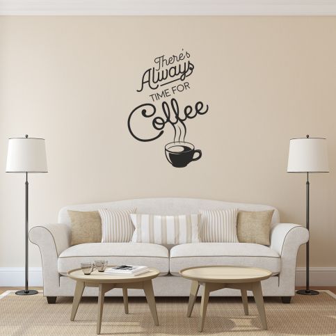 Samolepka na zeď - Coffee (65x95 cm) - PopyDesign - Popydesign