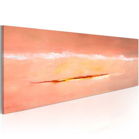 Ručně malovaný obraz - Abstract svítání 100x40 cm - GLIX DECO s.r.o.