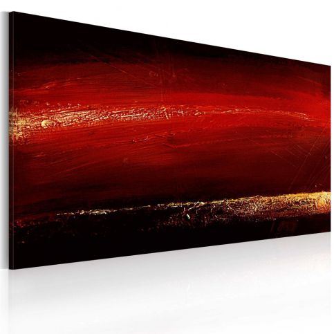 Ručně malovaný obraz - Červená rtěnka 120x60 cm - GLIX DECO s.r.o.