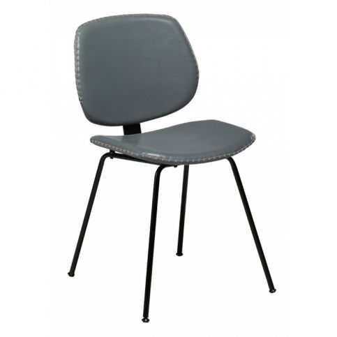 Židle DanForm Prime, šedá ekokůže 100801913 DAN FORM - Designovynabytek.cz