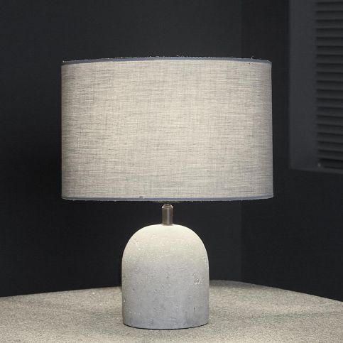 Stolní lampa oválná imitace betonu - Nábytek aldo - NE