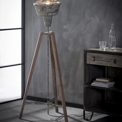 Stojací lampa s třínohým stojanem - Nábytek aldo - NE