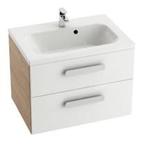 Koupelnová skříňka pod umyvadlo Ravak Chrome 80x49 cm cappuccino/bílá X000000923 - Siko - koupelny - kuchyně