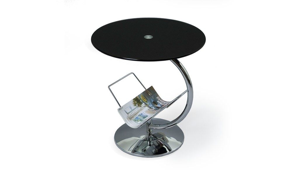 Konferenční stolek ALMA sklo černé Halmar - DEKORHOME.CZ