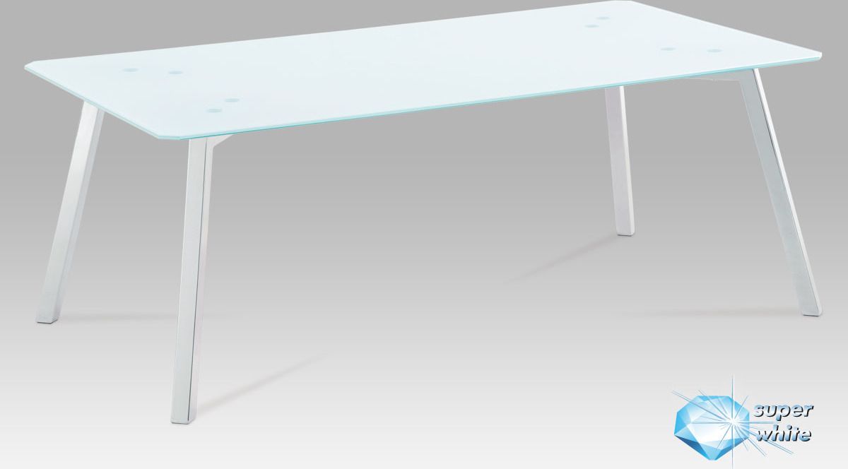 Konferenční stolek GCT-530 WT sklo / kov Autronic - DEKORHOME.CZ