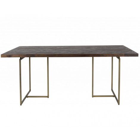 Jídelní stůl s ocelovou konstrukcí Dutchbone Class, 220 x 90 cm - Bonami.cz