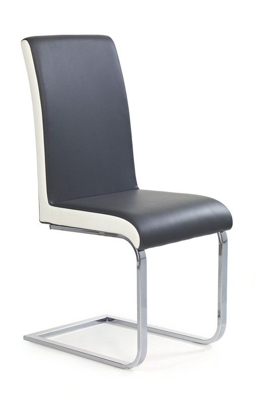 Jídelní židle K103 šedo-bílá - FORLIVING