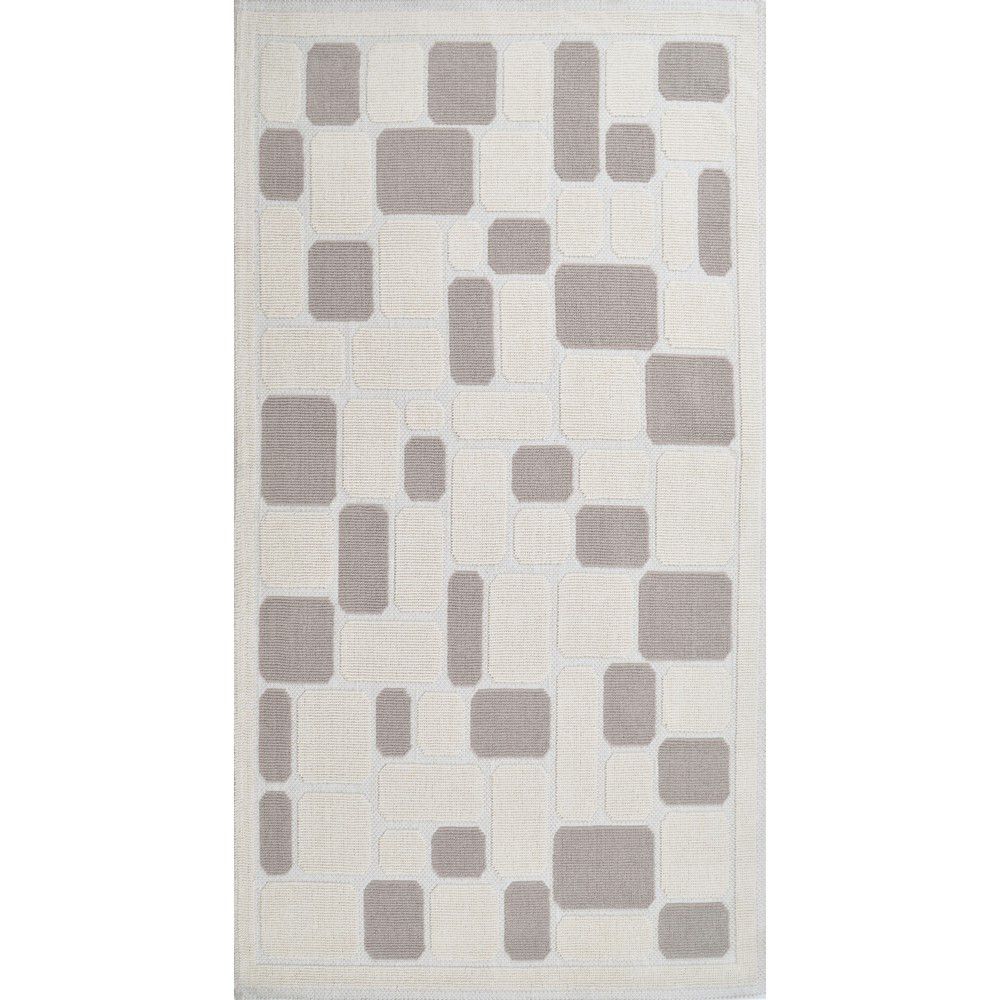 Béžový bavlněný koberec Vitaus Mozaik, 100 x 150 cm - Bonami.cz