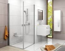 Sprchový kout 100 cm Ravak Chrome 1QVA0C01Z1 - Siko - koupelny - kuchyně