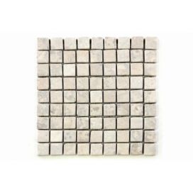 Divero Garth Mramorová mozaika - krémová obklady 1 m2