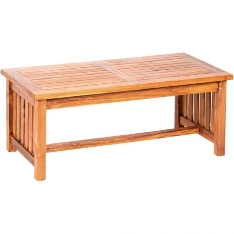 Konferenční stolek z teakového dřeva Massive Home Capulet, délka 120 cm - Bonami.cz