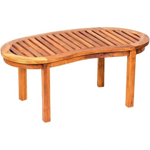 Konferenční stolek z teakového dřeva Massive Home Capulet, délka 95 cm - Bonami.cz