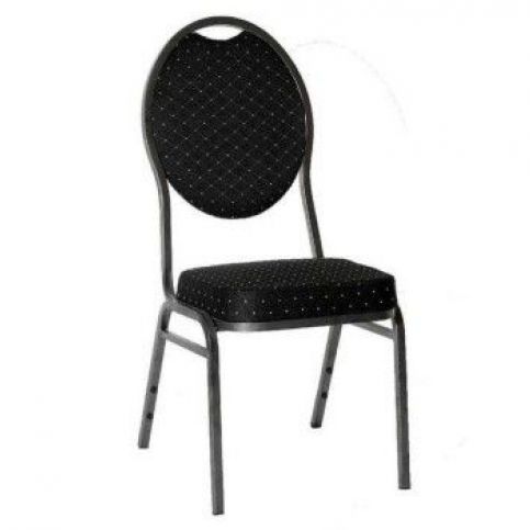 OEM MT01145 Kvalitní židle kovová Monza - černá - T-zboží.cz