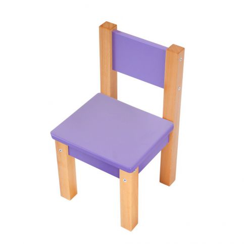 Sada 2 fialových dětských židliček Mobi furniture Mario - Bonami.cz