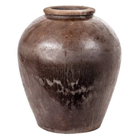 Hnědá dekorativní keramická váza VICAL HOME Bukava, 50 x 60 cm - Bonami.cz