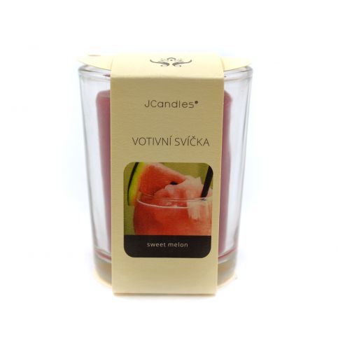 votivní svíčka ve skle | Sweet Melon - JCandles