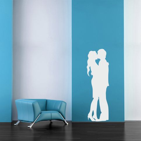 Samolepka na zeď - Zamilovaný pár (30x95 cm) - PopyDesign - Popydesign
